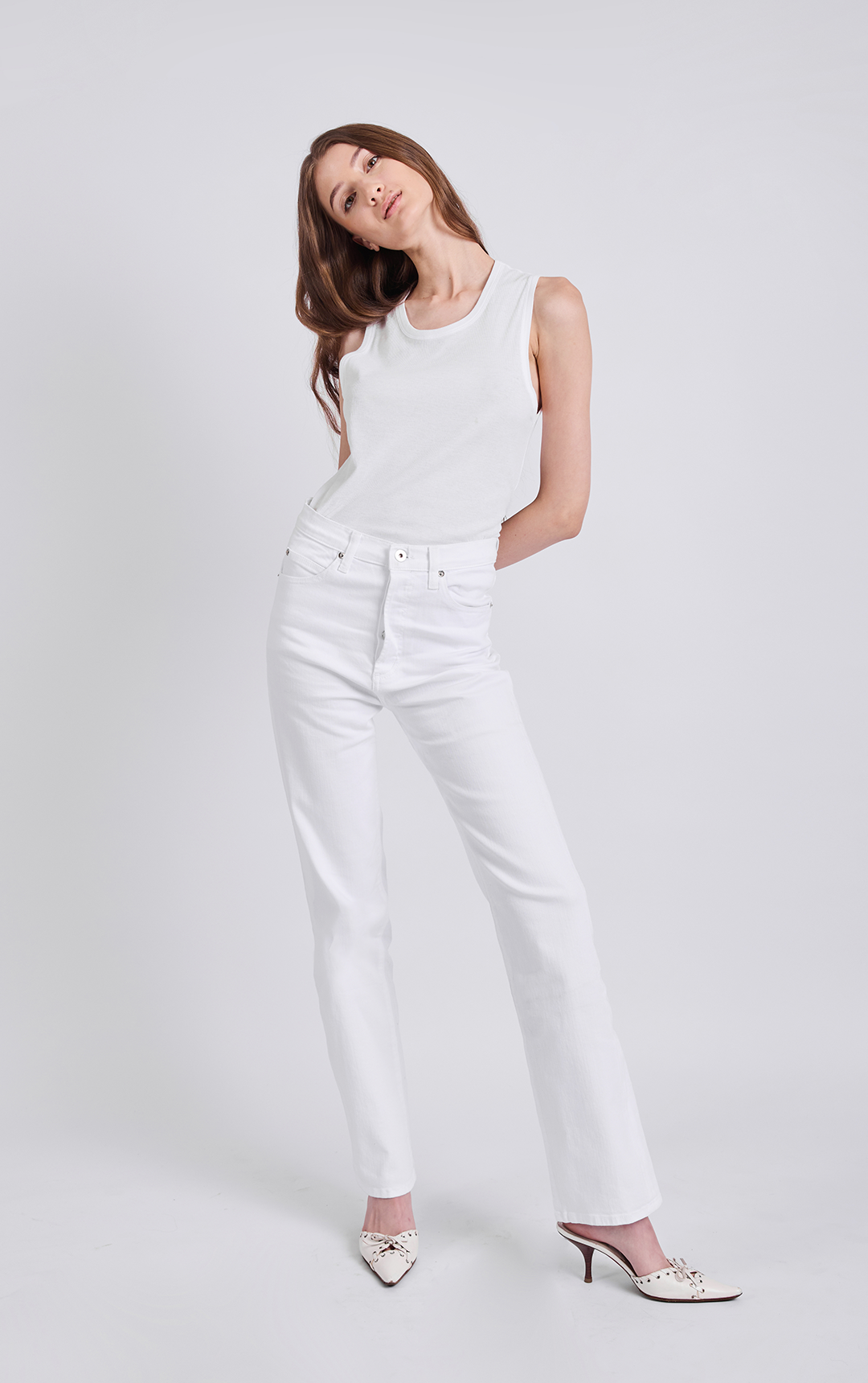 ★RAIVE★ White Denim Pants in White VJ4ML18901 Buy Denim White Jeans For Women Online – Eve Denim